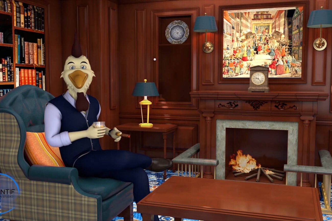Mr. Essential rooster animation