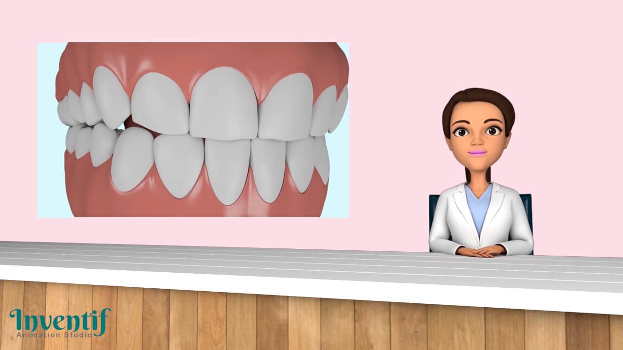 Dental care 3D product animation